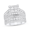 Thumbnail Image 1 of Adore Princess-Cut Diamond Quad Bridal Set 1-3/4 ct tw 10K White Gold