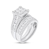 Thumbnail Image 2 of Adore Princess-Cut Diamond Quad Bridal Set 1-3/4 ct tw 10K White Gold