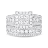 Thumbnail Image 3 of Adore Princess-Cut Diamond Quad Bridal Set 1-3/4 ct tw 10K White Gold