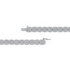 Thumbnail Image 2 of Men's Multi-Diamond Cushion-Shaped Link Necklace 4 ct tw 10K White Gold 22"