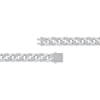 Thumbnail Image 2 of Men's Diamond Alternating Link Chain Necklace 2 ct tw 10K White Gold 22"