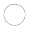 Thumbnail Image 1 of Men's Multi-Diamond Circle Link Necklace 2-1/2 ct tw 10K Yellow Gold 22"