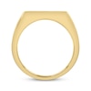 Thumbnail Image 3 of Men's Diamond Two-Row Angled Ring 2 ct tw 10K Yellow Gold