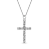 Thumbnail Image 3 of Cross Necklace Solid Stainless Steel 24"