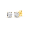 Thumbnail Image 1 of Diamond Solitaire Stud Earrings 1/2 ct tw 10K Yellow Gold (I/I3)