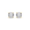 Thumbnail Image 2 of Diamond Solitaire Stud Earrings 1/2 ct tw 10K Yellow Gold (I/I3)
