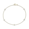 Thumbnail Image 1 of Multi-Diamond Station Bracelet 1/3 ct tw 14K Yellow Gold 7"