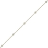 Thumbnail Image 2 of Multi-Diamond Station Bracelet 1/3 ct tw 14K Yellow Gold 7"