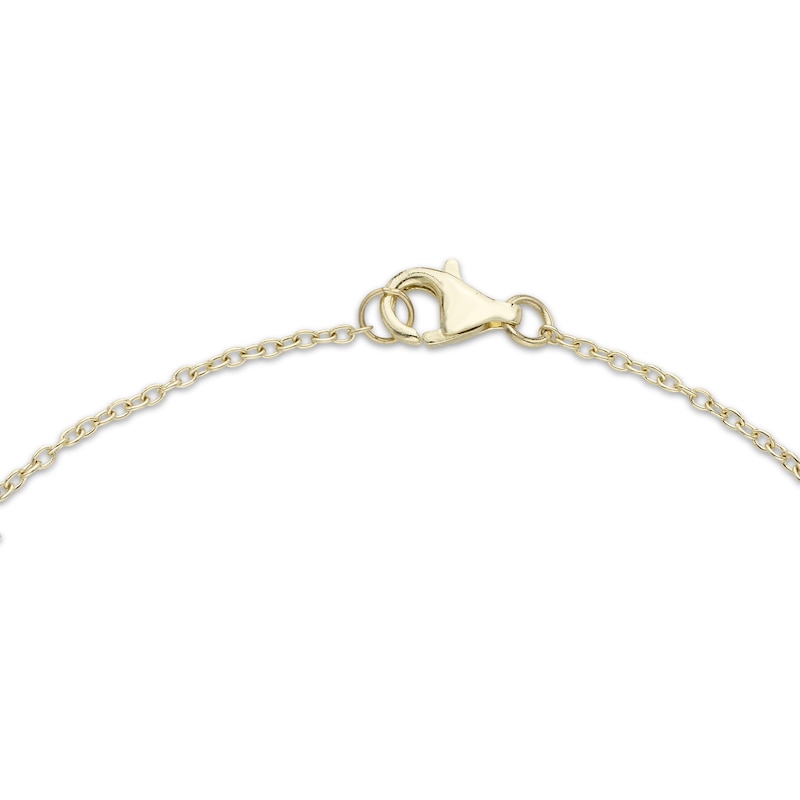 Main Image 3 of Multi-Diamond Station Bracelet 1/3 ct tw 14K Yellow Gold 7"