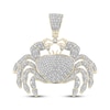 Thumbnail Image 1 of Men's Diamond Crab Charm 3/4 ct tw Sterling Silver & Yellow Rhodium