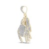 Thumbnail Image 2 of Men's Diamond Crab Charm 3/4 ct tw Sterling Silver & Yellow Rhodium