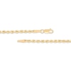 Thumbnail Image 2 of Silk Rope Chain 3.65mm Solid 14K Yellow Gold 16"
