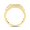Thumbnail Image 3 of KAY Lab-Grown Diamonds Men's Three-Row Ring 3 ct tw 10K Yellow Gold