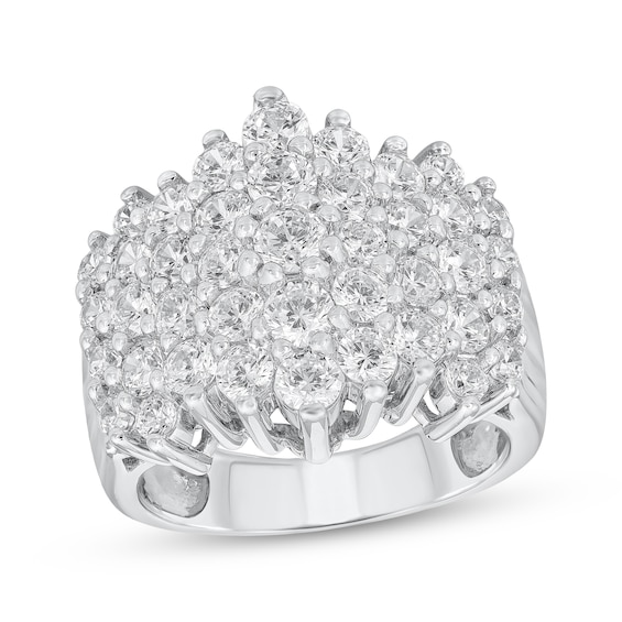 Adore Diamond Multi-Row Anniversary Ring 2-7/8 ct tw 14K White Gold