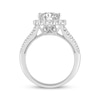 Thumbnail Image 3 of Adore Lab-Grown Diamonds Pear-Shaped Halo Engagement Ring 3 ct tw 14K White Gold