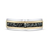 Thumbnail Image 3 of Adore Men's Black Diamond Wedding Band 1 ct tw 10K Two-Tone Gold