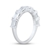 Thumbnail Image 2 of Adore Emerald-Cut Diamond Seven-Stone Anniversary Ring 1-3/8 ct tw 14K White Gold