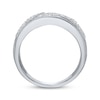Thumbnail Image 3 of Men's Diamond Diagonal Ring 3/8 ct tw 10K White Gold