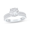 Thumbnail Image 1 of Lab-Grown Diamonds Round-Cut Hidden Halo Engagement Ring 2-1/2 ct tw 14K White Gold