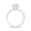 Thumbnail Image 3 of Lab-Grown Diamonds Round-Cut Hidden Halo Engagement Ring 2-1/2 ct tw 14K White Gold