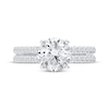 Thumbnail Image 4 of Lab-Grown Diamonds Round-Cut Hidden Halo Engagement Ring 2-1/2 ct tw 14K White Gold
