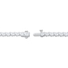 Thumbnail Image 3 of KAY Lab-Grown Diamonds Swirl Link Bracelet 4 ct tw 10K White Gold 7"