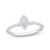Thumbnail Image 1 of KAY Lab-Grown Diamonds Multi-Stone Beaded Promise Ring 1/20 ct tw Sterling Silver