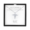 Thumbnail Image 1 of Diamond Accent Caduceus Necklace Sterling Silver 18"