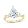 Thumbnail Image 1 of Adore Lab-Grown Diamonds Pear-Shaped Engagement Ring 3-1/5 ct tw 14K Yellow Gold