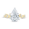 Thumbnail Image 3 of Adore Lab-Grown Diamonds Pear-Shaped Engagement Ring 3-1/5 ct tw 14K Yellow Gold