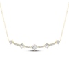Thumbnail Image 1 of Milestones Lab-Grown Diamond Station Necklace 1 ct tw 10K Yellow Gold 18"