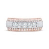Thumbnail Image 3 of Adore Men's Diamond Wedding Band 1 ct tw 10K Two-Tone Gold