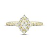 Thumbnail Image 3 of Adore Marquise-Cut Diamond Halo Engagement Ring 1 ct tw 14K Yellow Gold