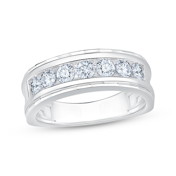 Adore Lab-Grown Diamonds Men's Wedding Band 1 ct tw 14K White Gold