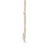 Thumbnail Image 3 of Men's Diamond & Lab-Created Ruby Lion with Crown Necklace 2 ct tw 10K Yellow Gold 20"