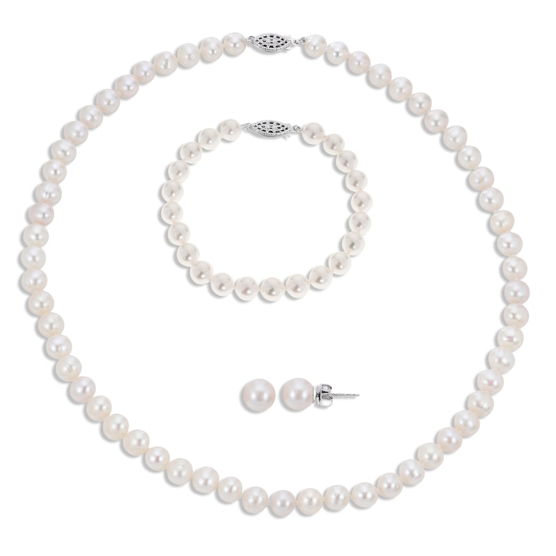 Pearl bead necklace - 54 costume jewellery (fake pearls - not real pearls)