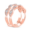 Diamond Vintage Style Enhancer Ring 1 ct tw 14K Rose Gold