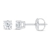 Thumbnail Image 1 of Lab-Created Diamonds by KAY Solitaire Stud Earrings 1/2 ct tw 14K White Gold (F/SI2)