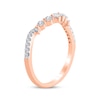 Thumbnail Image 2 of Adore Round-Cut Diamond Contour Anniversary Band 1/3 ct tw 14K Rose Gold