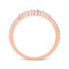 Thumbnail Image 3 of Adore Round-Cut Diamond Contour Anniversary Band 1/3 ct tw 14K Rose Gold