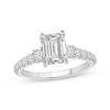 Thumbnail Image 1 of Lab-Grown Diamonds Emerald-Cut Engagement Ring 2 ct tw 14K White Gold