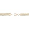 Thumbnail Image 3 of Cuban Curb Chain Necklace Semi-Solid 10K Yellow Gold 18"