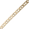 Thumbnail Image 2 of Mariner Chain Bracelet 7mm Hollow 10K Yellow Gold 8.5"