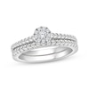 Thumbnail Image 1 of Adore Multi-Diamond Center Bridal Set 1/2 ct tw 10K White Gold