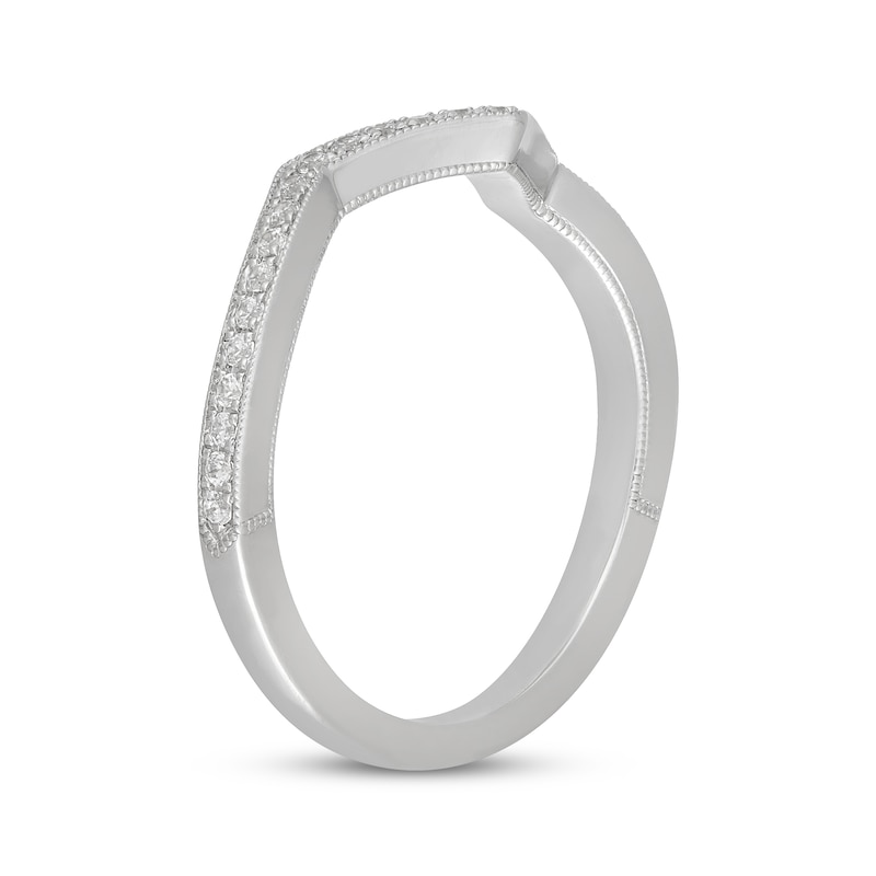 Main Image 5 of Neil Lane Diamond Chevron Wedding Band 1/5 ct tw 14K White Gold