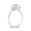 Thumbnail Image 2 of Adore Round-Cut Diamond Double Halo Engagement Ring 1/2 ct tw 10K White Gold