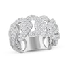 Thumbnail Image 1 of Men's Diamond Curb Chain Link Ring 2-1/2 ct tw 10K White Gold