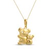 Thumbnail Image 1 of Koala & Baby Necklace 14K Yellow Gold 18"