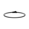 Thumbnail Image 1 of Men's Black Diamond Tennis Bracelet 7 ct tw Black Ion-Plated Sterling Silver 8.5"