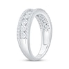 Thumbnail Image 2 of Adore Three-Row Diamond Anniversary Ring 1/2 ct tw 14K White Gold